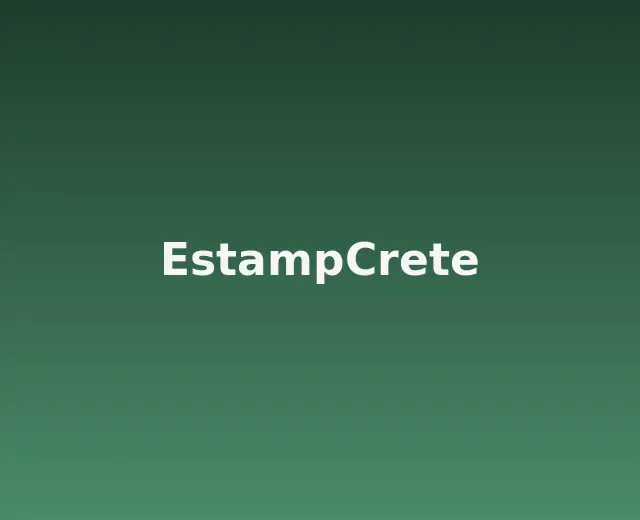 EstampCrete™ — García Smester